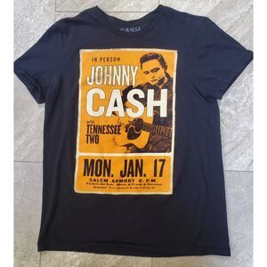 Johnny Cash Tennessee Two Concert Graphic Tee Size Medium